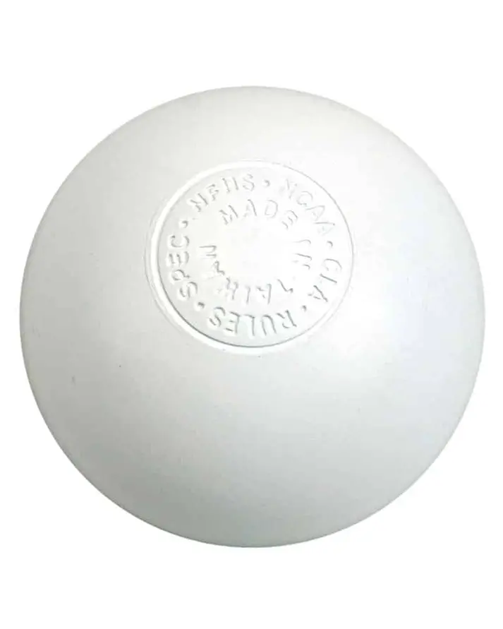 360 Athletics Official White Lacrosse Ball – Regulation Size