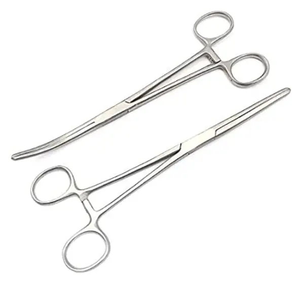 8-Inch Curved or Straight Hemostat Forceps – Precision Fishing Tool
