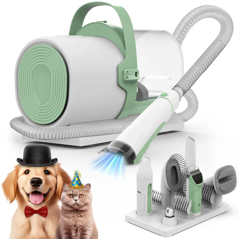 AIRROBO PG50 Plus 7-in-1 Pet Grooming Vacuum Kit