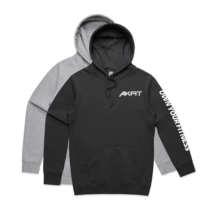 AKFIT Stencil Hoodie – Graphic-Print Layering Hoodie (XS–XXL)
