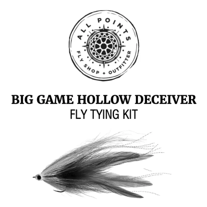 Big Game Hollow Deceiver Fly Tying Kit – Saltwater-Ready Streamer Assembly Set