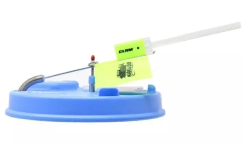 Clam Night Bite Tip-Up Indicator – High-Visibility Night Fishing Alert