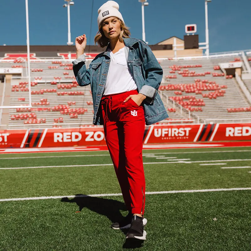 Crimson Utah Jetsetters Travel Shorts