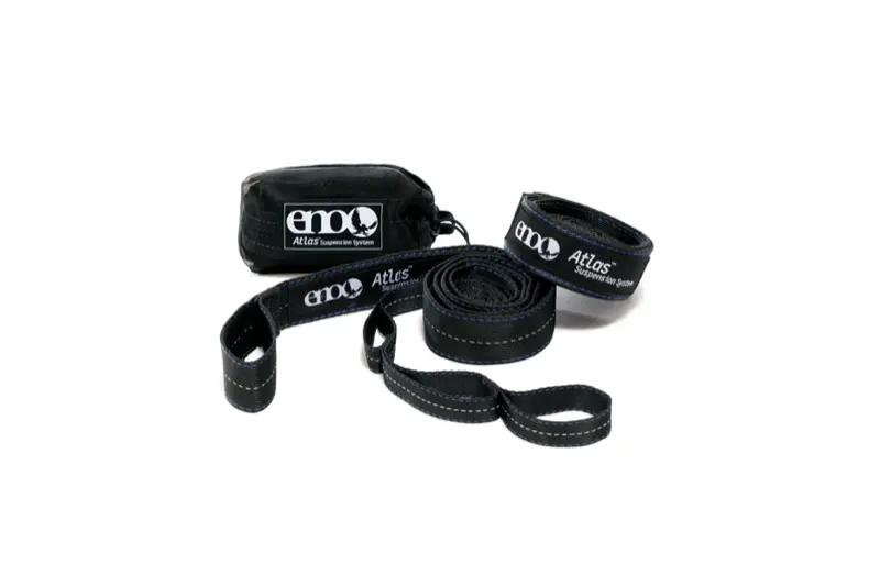 ENO Atlas Hammock Straps – Black/Royal, 112-Inch Length, Model AST-112