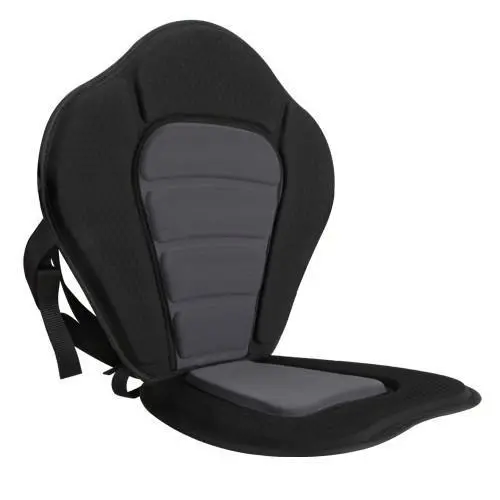 Ergonomic Adjustable Kayak Seat with Carry Bag – Grey/Black