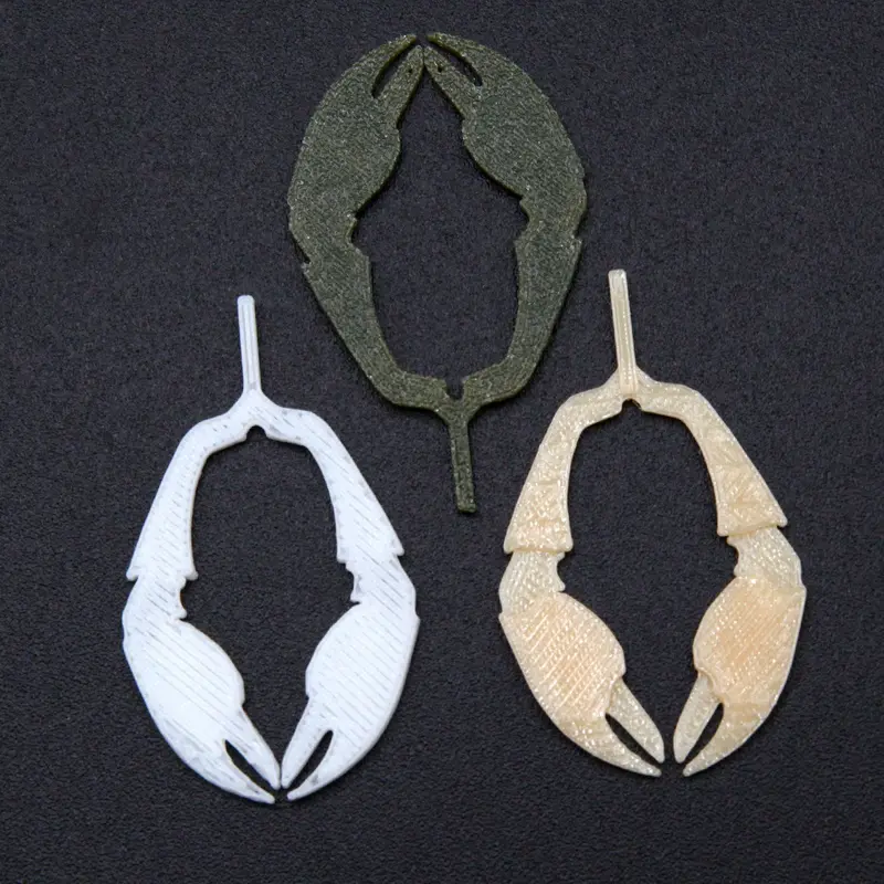 Flat Craft Crayfish-Inspired Claw Lures