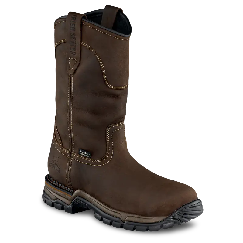 Irish Setter Two Harbors Steel Toe Waterproof Pull-On Boots – 11-Inch Height