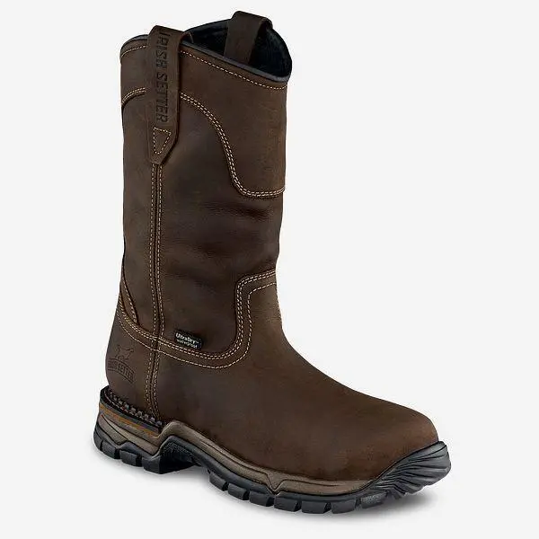 Irish Setter Two Harbors Waterproof Pull-On Work Boots – Men’s Comfort Fit