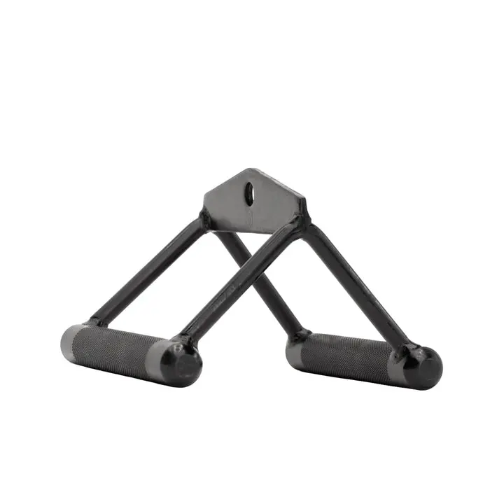 Iron Bull Triangle Row Handle – Black Chrome Multi-Grip Pulling Tool