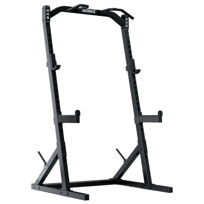 Ironax XHR Half Power Rack – Compact Strength Station