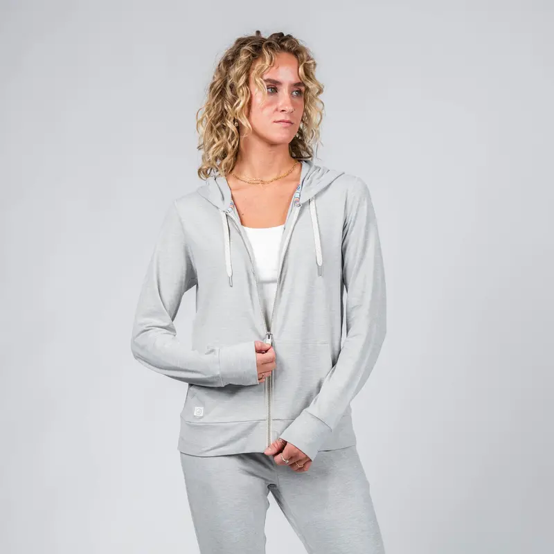 Kozie Full-Zip Hoodie – Ash