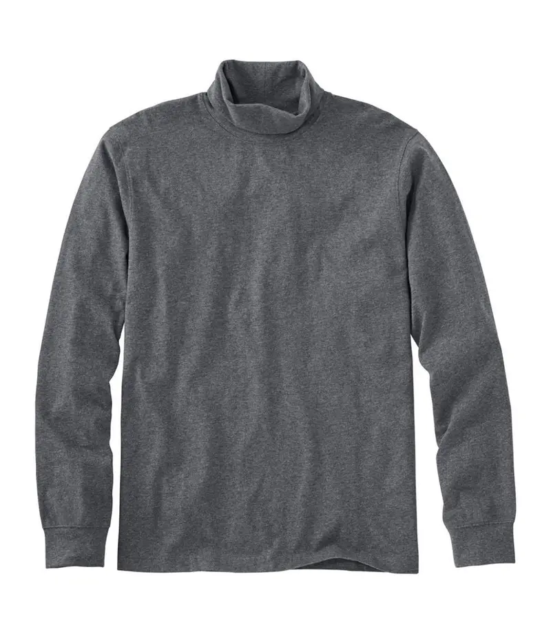 L.L.Bean Carefree Unshrinkable Merino Wool Turtleneck Sweater for Men