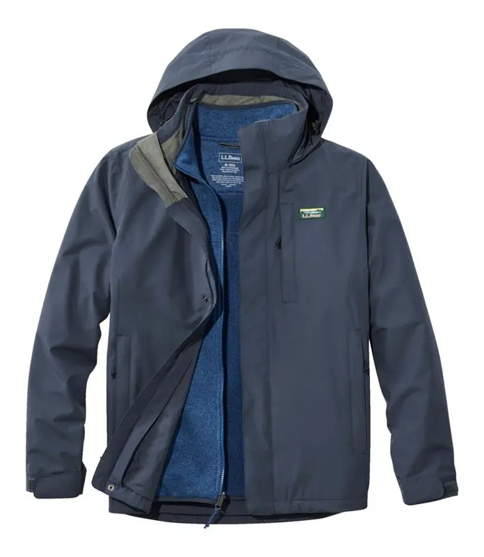 L.L.Bean Men’s Bean Sweater Fleece 3-in-1 Jacket