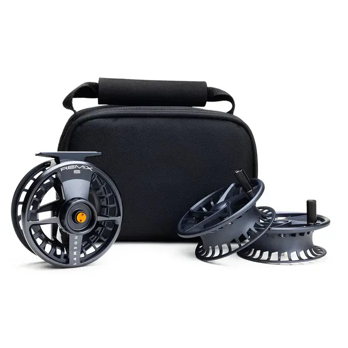 Lamson Remix S Fly Reel – Three-Pack Precision Saltwater Reel Set