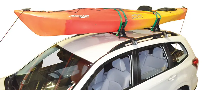 Malone SaddleUp Pro Kayak Roof Rack with Integrated Tie-Downs