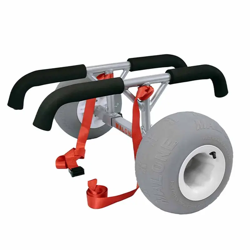 Malone Traverse TRX-S Canoe and Kayak Cart – Bunk-Style with Balloon Beach Wheels