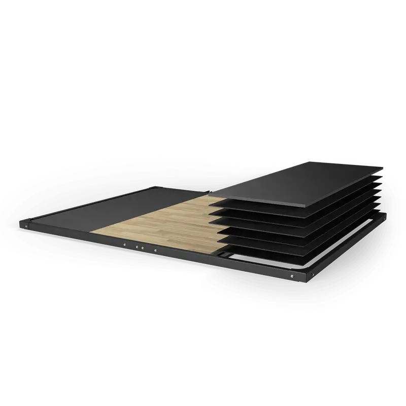 Matrix VRS Modular Rubber Platform – 4′ x 8′ with Hardwood Top