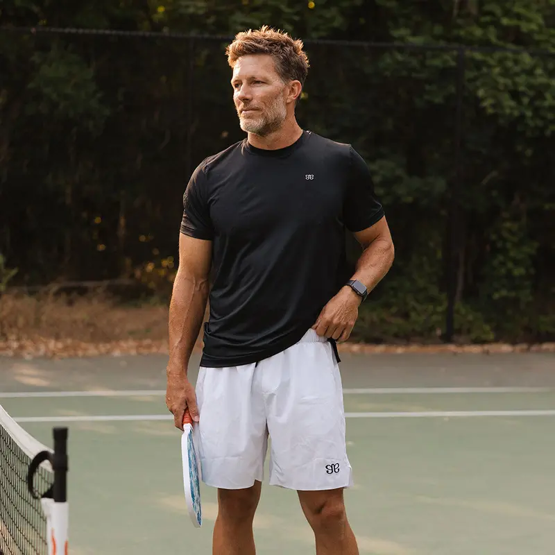 Men’s Black Performance Crew Tee