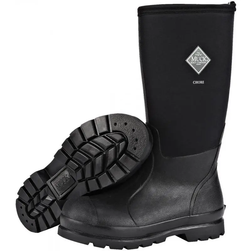 Muck Boots Chore Hi Black – Heavy-Duty Waterproof Work Boot