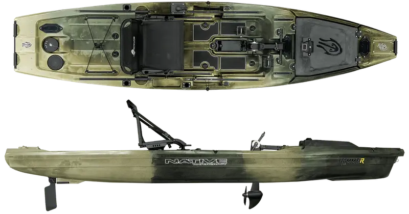 Native Watercraft Hammer 1210 Pedal-Drive Fishing Kayak