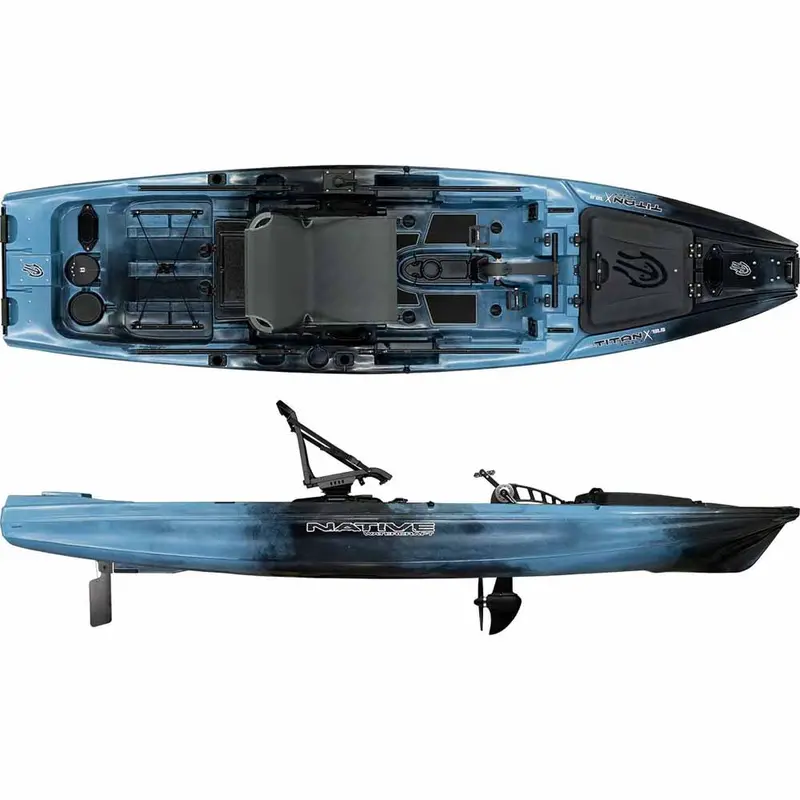 Native Watercraft TitanX Propel 12.5 Angler Kayak with Dual-Drive System