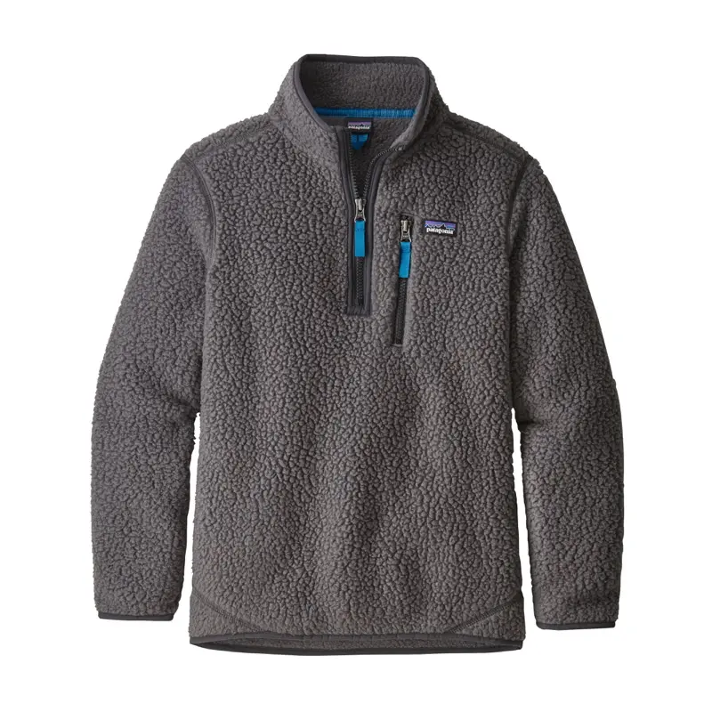 Patagonia Retro Pile ¼-Zip Fleece – Boys’ Cozy, Recycled Polyester Top