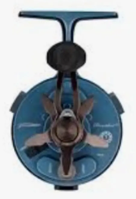 Pflueger President Inline Ice Fishing Reel – Lightweight Spool Design