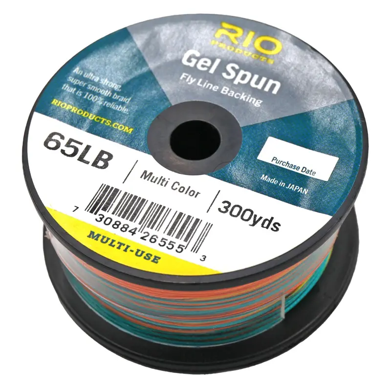 RIO Multi-Color GSP Braided Backing
