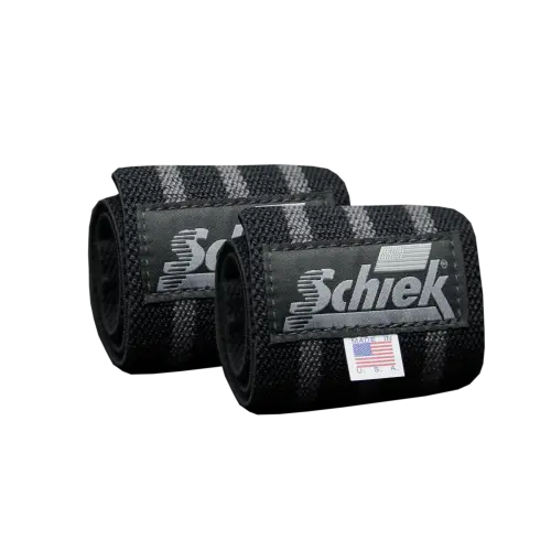 Schiek 12-Inch Heavy-Duty Blackout Wrist Wraps for Lifting Support