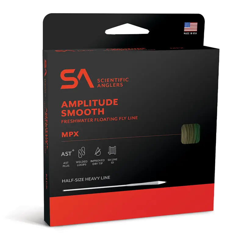 Scientific Anglers Amplitude Smooth MPX Fly Line – Low-Drag, High-Float Freshwater Line