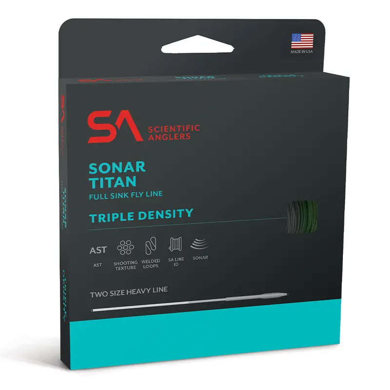 Scientific Anglers SONAR Titan 3D Sink Tip Line – Triple-Density Fly Line