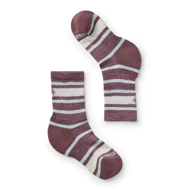 Smartwool Kids’ Hike Light Cushion Stripe Crew Socks