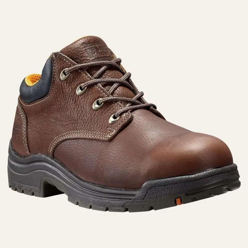 Timberland Pro Titan Alloy-Toe Oxford – Burgundy Work Shoe