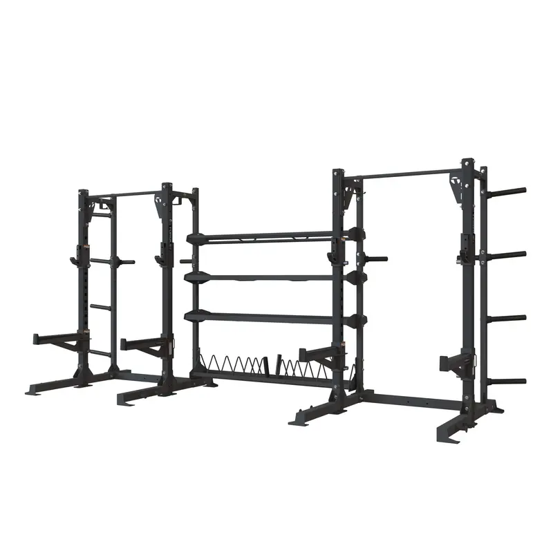 Torque TR1 Double Half Rack with Integrated Storage – 7-Foot Height