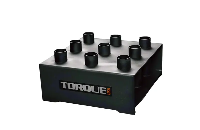 Torque Vertical Barbell Storage Stand – Space-Saving Olympic Bar Organizer