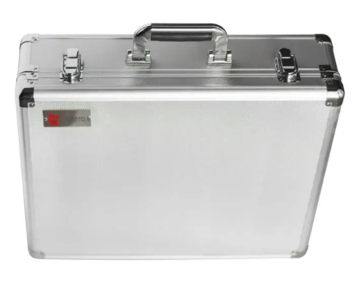 Ultimate Outdoors Aluminum Reel Storage Case – Holds Up to 8 Spinning or Baitcasting Reels