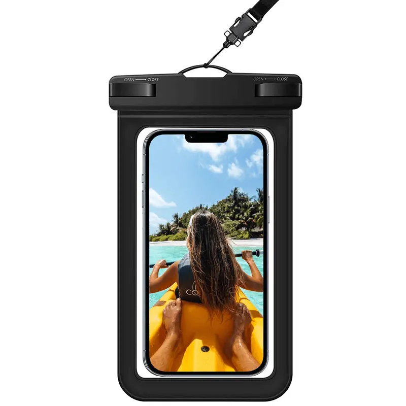 Universal Waterproof Smartphone Pouch for Outdoor Use