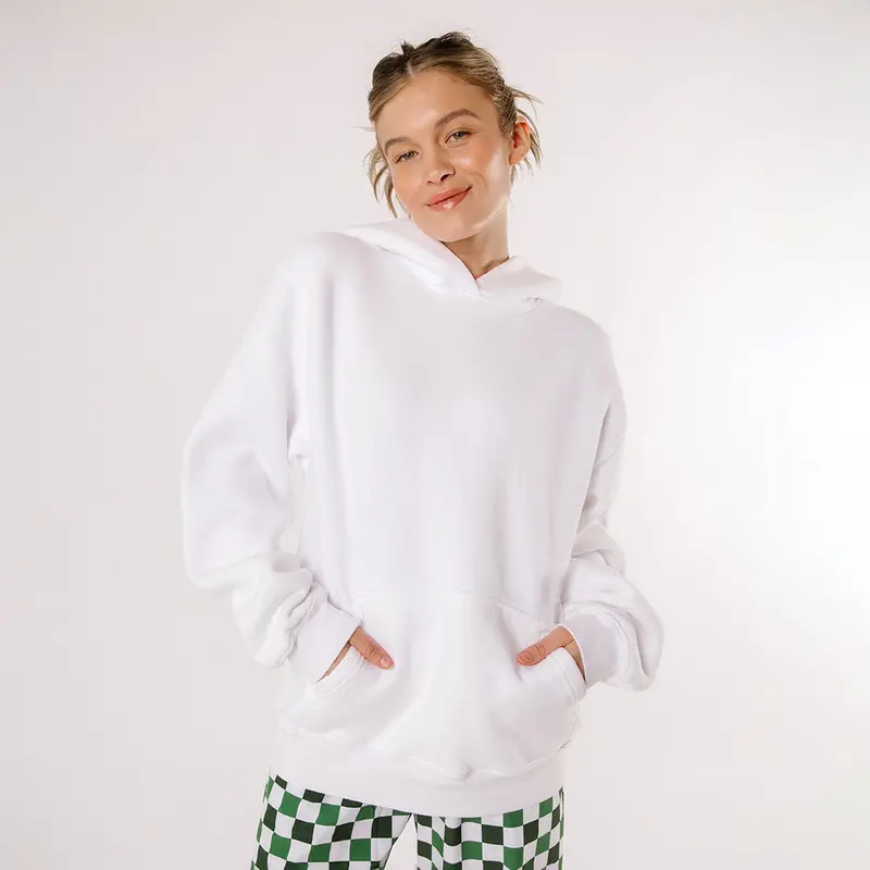 White Arrive Hooded Sweatshirt
