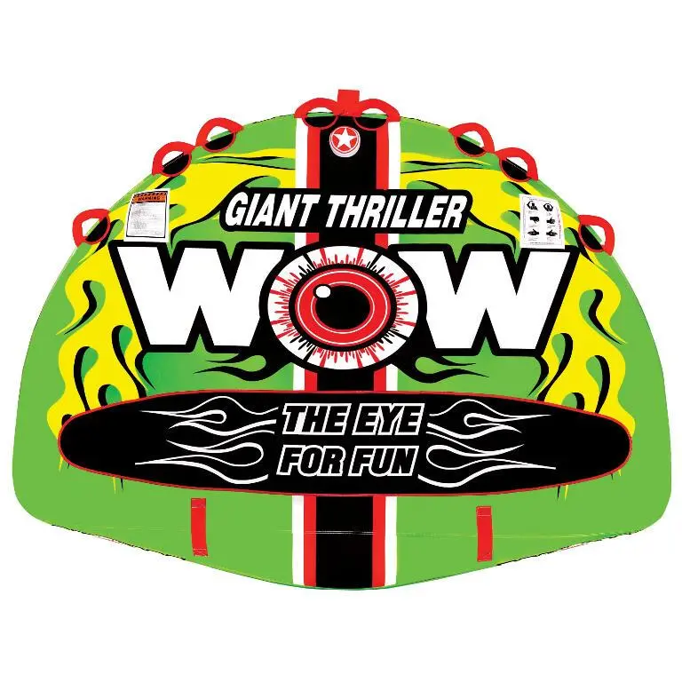 WOW Giant Thriller 4-Rider Inflatable Towable Tube