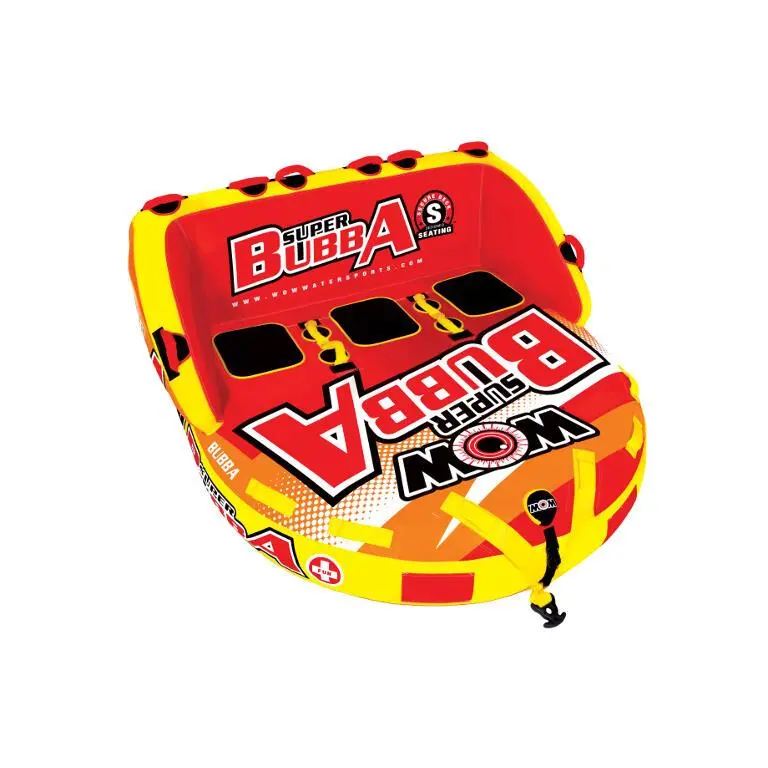 WOW Super Bubba 3-Rider Inflatable Towable Tube