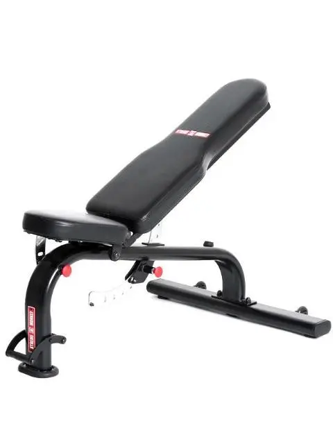 XM Fitness HD Adjustable FID Bench – Heavy-Duty Flat-Incline-Decline Model HD824-U