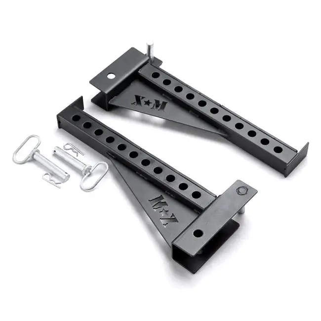 XM Spotter Arm Bar Catchers – Heavy-Duty Pair for Power Racks