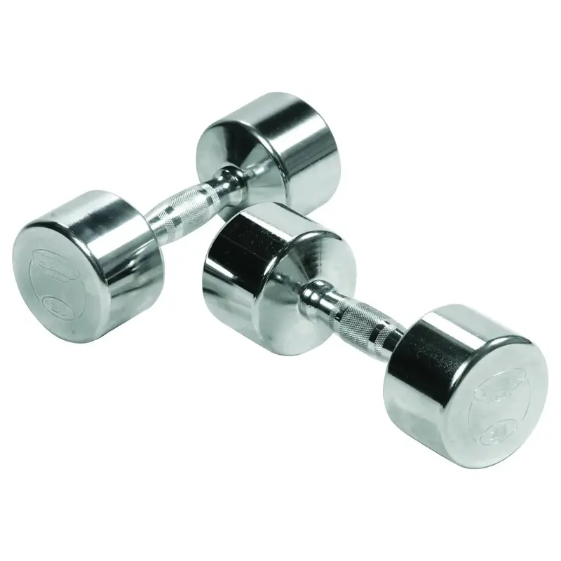 YORK Chrome Dumbbell Set – 2.5 to 50 lbs