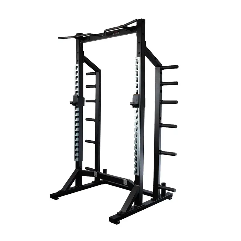 YORK STS Self-Standing Half Rack – Black or Silver Finish